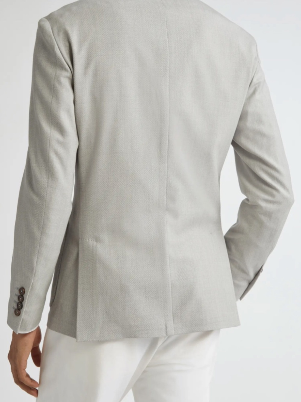 New Eleventy Single Breasted Stretch Wool Sport Coat (Size 38R) - Picture 8 of 10